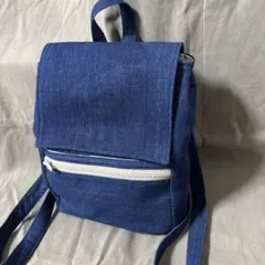 ミニリュク デニムリメイク ハンドメイド 一点物 カジュアル オシャレ