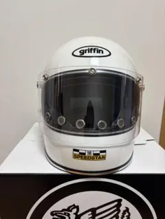 Griffin SPEEDSTAR フルフェイスヘルメット ホワイト　Mサイズのサムネイル