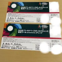 2026年最新】wbc チケット 東京ドームの人気アイテム - メルカリ