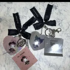 サンリオ クロミ マイメロ　バッグチャーム 秘密のメロクロ