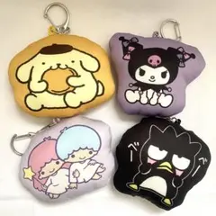 新品未使用⭐︎サンリオキャラクターズ クッションキーホルダー　4種セット