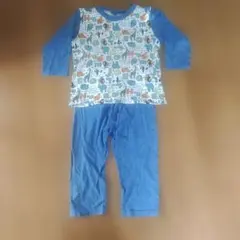 青系　長袖パジャマ 100cm　綿100% 男の子のサムネイル