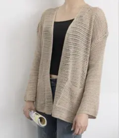 Miniministore カーディガン メッシュトップス 薄手羽織のサムネイル