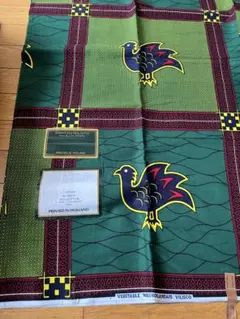 アンカラ アフリカンプリント ワックスプリント アフリカ布　ナイジェリアで入手