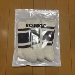 ROTOTO ストライプソックス 3足セット