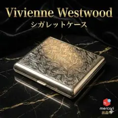 【希少】ヴィヴィアンウエストウッド シガレットケース オーブ総柄 メタル 小物入