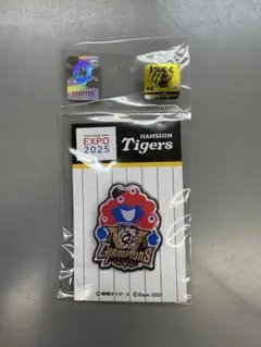 阪神タイガース　ミャクミャク　優勝記念 ピンバッジ　大阪•関西万博