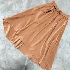 chocol raffine フレアスカート フリーサイズ ブラウン ✨良品✨