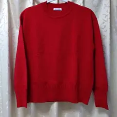 アーバンリサーチドアーズ 赤 長袖ニット FORK＆SPOON
