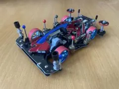 ミニ四駆　マッハフレーム　ブラックメッキボディ　組み立て済みのサムネイル