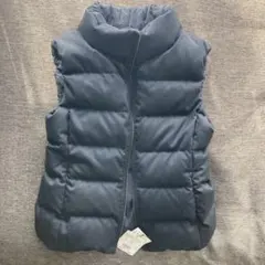 PLST レディース　ダウンベスト　リバーシブル　M ブラック