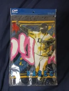 [新品未開封]埼玉西武ライオンズ フェイスタオル 63 長谷川信哉選手