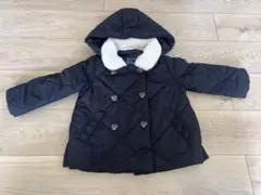 プティマイン バックフリル中綿ジャケット 100