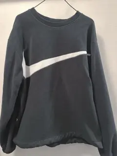 Nike ブラック フリース インターライズドクルー XXL
