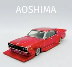 1/64 アオシマ グラチャンコレクション 330セドリック メタリックレッド
