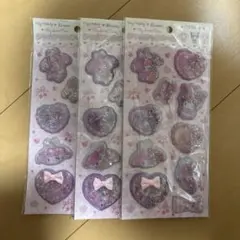 サンリオ シャカシャカシール 香り玉入り マイメロ クロミ 3枚セット