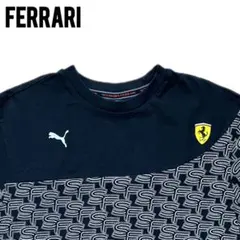 【極美品】PUMA × スクーデリア　フェラーリ コラボTシャツ 総柄