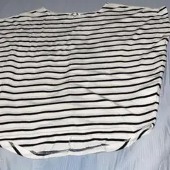 アクアヒストリー　クロップド　半袖Tシャツ　バックロング　Lのサムネイル