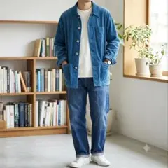 ジーニック　Jeanik beams f 西口　デニム　Gジャン　トラッカー　Ｓ ジーニック Jeanik beams f 西口 デニム Gジャン トラッカー S - メルカリ