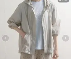 URBAN RESEARCH DOORSポケッタブル撥水フレアパーカー