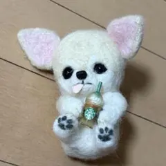 ☆なーさん様専用☆羊毛フェルト【ペキニーズ】犬 オーダー 白ペキ