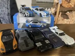スカイライン GT-R ミニカー セット 楽プラ 完成品 r32 r33 r34 - メルカリ