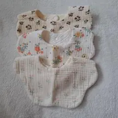 花柄スタイ3枚セット