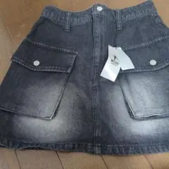 WEGO ダークデニム タイトスカート