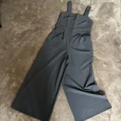GU オールインワンパンツ サロペット シンプル 重ね着 無地 合わせやすい 楽