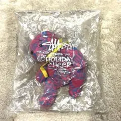 希少品(used)STUSSYベア ピンク 2007年HOLIDAY ノベルティのサムネイル