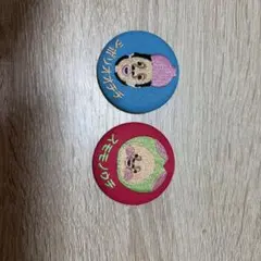 こびとづかん シボリオオチチ モモジリ 缶バッジ 2個セット