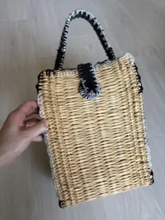 【⭐︎美品⭐︎】en shalla かごバッグ　ラタンバッグ　トゥモローランドのサムネイル