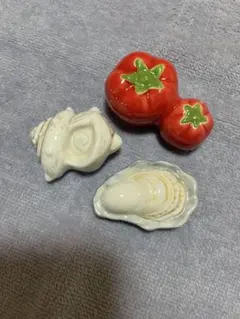 箸置き3個まとめ売り トマト 貝のサムネイル