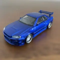 新品！スカイライン GT-R ミニカー 青