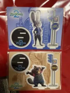 ズートピア　くじ　アクスタ　ニブルズ　ジュディ