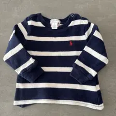 Ralph Laurenラルフローレン ストライプ長袖カットソー 12M