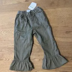branshes ロングパンツ 100cm カーキ フリルのサムネイル