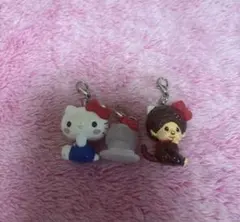 ハローキティ・モンチッチ チャームセット