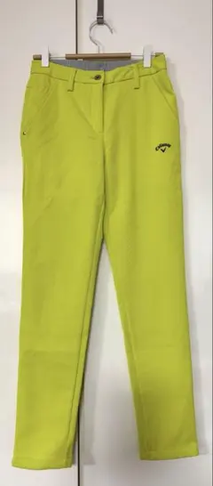Callaway レディースパンツ SSサイズ蛍光イエロー　蛍光グリーン