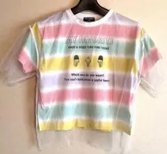 LOVE POWERS ストライプ Tシャツ 140