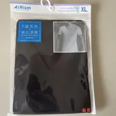 新品ユニクロ　エアリズム　デオドラントメッシュVネックT