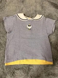 familiar 半袖シャツ 100cm セーラー襟