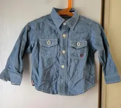 MIKI HOUSE デニムシャツ 90サイズ