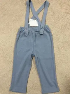 サスペンダー付きオーバーオール 80cm 青