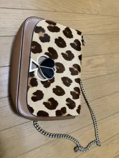 Kate Spade ヒョウ柄ショルダーバッグ