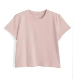グレイル　GRL　ショート丈Tシャツ　sm249　ピンク