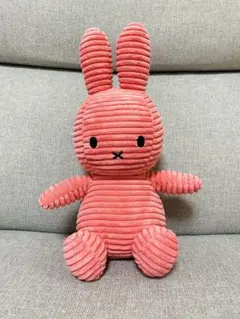 ミッフィー ぬいぐるみ コーデュロイ ピンク 約25cm