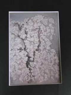 黒光茂明、【秋月夜】、希少な大判額装用画集より、美品、日本人画家 黒光茂明、【秋月夜】、希少な大判額装用画集より、美品、日本人画家