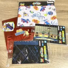 トイストーリー ポーチ クリアファイル ステッカー ポストカード 一番くじ