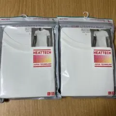 UNIQLOHEATTECH クルーネック Tシャツ 半袖Lサイズ 2枚セット